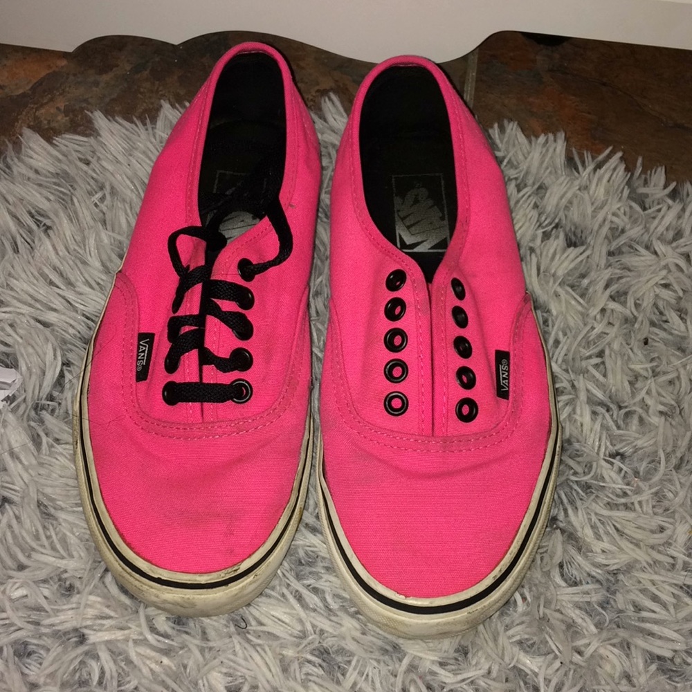 Neon Pink Vans💖